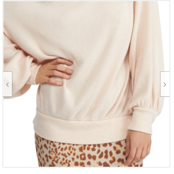 FREE PEOPLE Women's Off-the-Shoulder Knit Sweater - Picture 6 of 7